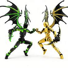 1PC 13-Jointed Posable 3D Printed Figurine Collection (3D Printed Material Is Relatively Fragile And Easy To Break, Please Handle With Care, Requires Trimming And Assembly) - Collectible, Birthday Gift, Easter Gift, Halloween Gift, Christmas Gift, Perfect Gift - Multicolor - View 4