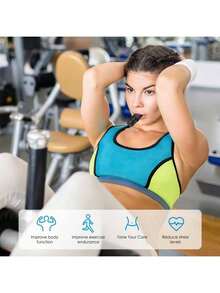 1pc Adjustable Resistance Lung Capacity Abdominal Breathing Trainer - Multicolor - View 4