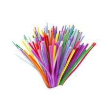 30厘米绿色花茎铁丝+视频教程，60色雪尼尔绒条，适合万圣节、返校季，30厘米彩色花茎手工材料，彩色雪尼尔绒条，花茎毛绒金属丝扎带，价格实惠，品质优良 - 彩色 - 查看 10