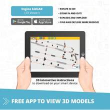 Stem - Juguetes de Construcción Edificios y Puentes, Juguetes de Aprendizaje para Niños Mayores de 9 Años, Juguetes Educativos, Regalos para Niños y Niñas, (9 Modelos a Crear),38931868 - Multicolor - Ver 6