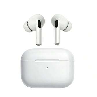 Kabellose Ohrhörer - kompatibel mit Apple und Android, eingebautes Mikrofon, schweißfestes Design, bis zu 24 Stunden Akkulaufzeit - Weiß, Kopfhörer > Kabellos, kompatible Ladestation