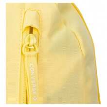 Converse Brand Logo Large Capacity Zipper Opening Polyester Backpack, Student Bag, Bookbag, Medium Size, Yellow - Yellow - View 6
