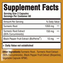 BUPORAI Turmeric Curcumin Capsules 1510mg - Absorbable, Antioxidant, Reduces Muscle & Bone Pain, Promotes Joint And Digestion Health - 120pcs - 120 viên nang - Xem 2