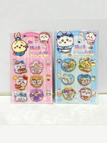 创意儿童奖励：幼儿园和小学礼物、生日礼物、卡通摇晃互动水贴纸、减压贴纸和装饰贴纸，完美适用于水瓶、键盘、桌面等，儿童激励产品、3D剪贴簿贴纸、玩具手机壳、DIY水杯贴纸、可爱Gooka贴纸 - 彩色 - 查看 5