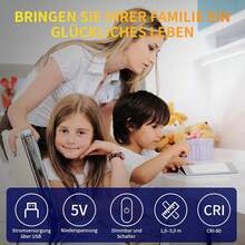 16.4ft/5m COB LED Light Strip, 5V USB Powered, 320 LEDs/M, Dimmable LED Strip, USB TV Backlight, Flexible Under Cabinet Lighting For Bedroom - 6500K - View 7