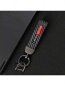 1个碳纤维纹理汽车钥匙扣，适用于宝马1系、3系、5系、7系、2系、4系、6系、X系、X1、X3、X5、X6、X4，时尚汽车钥匙扣 - A - 查看 7