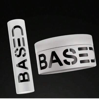 BASED Hair Clay - Strong Hold Matte 3oz Jar Shea Butter Beeswax Essential Clays Best Seller