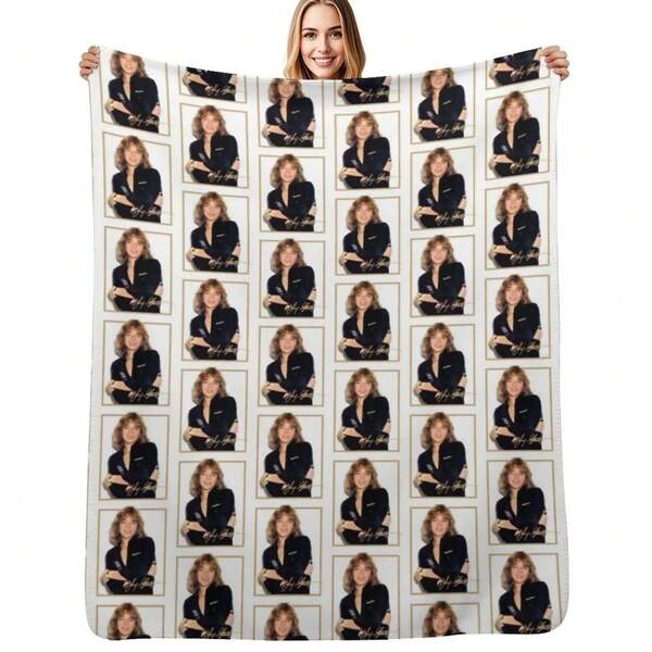 Leif Garrett Throw Blanket Vintage Soft Thermal Shaggy Blankets
