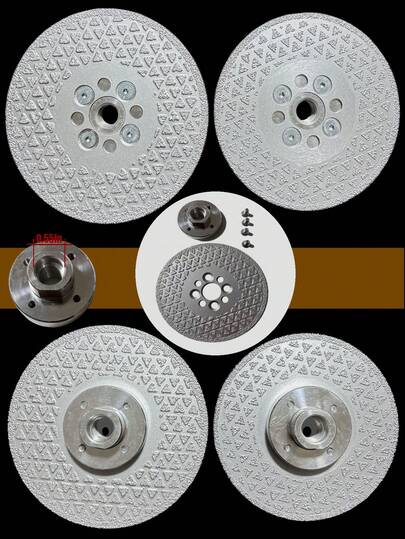 烧结网盘、加宽钎焊砂轮盘、锯齿钎焊彩钢瓷砖砂轮盘、木工切割盘、角磨机切割盘、玻璃切割盘、星形法兰砂轮盘、石材切割盘、玻璃切割盘、瓷砖切割盘、角磨机、大理石机、高速切割盘、耐磨盘