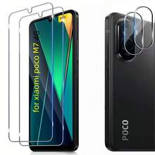 4pcs Set For Xiaomi Poco F7 5G/Poco F7 Pro/Poco F7 Ultra/F8 Pro/F8 Ultra/M7 4G/M7 Pro 5G/X7 Pro/X6 Pro/C85/C71 - 2pcs 9H Tempered Glass Screen Protector + 2pcs Tempered Glass Camera Lens Protector, Anti-Scratch, High Definition, 3D Transparent, Sensitive Touch, Precise Fit, Easy Installation, Durable Protection For Smartphones - Clear - View 10