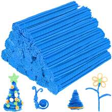 1000根30厘米长毛绒清洁棒，适用于手工制作、毛绒棒、DIY工艺材料、情人节和母亲节创意手工DIY装饰品 - 彩色 - 查看 25