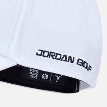 Jordan Unisex UJ DF CLUB CAP S AB GOLF Cap, Curved Brim - White - View 5