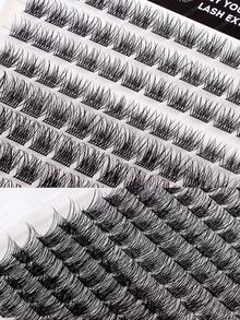 CMAYOME 384/512/544片混合长度睫毛嫁接套装，长度9-16毫米，0.07毫米C/D卷度，合成貂毛睫毛，浓密卷翘，适合DIY睫毛嫁接，适合日常或户外妆容 - 白色 - 查看 3
