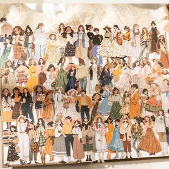 100 st klistermärken med tomatsåsmotiv, lämpliga för scrapbooking och pyssel för barn