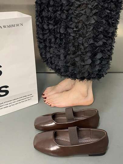 Women's Flat, Comfortable, Timeless Classic Spring/Summer 2026 Versatile Slip-On Shoes, Pure Metal Beach