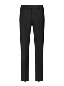 3 Pcs  Men's Crystal Embellished Peak Lapel Single Button Luxury Tuxedo - Groom Groomsmen Prom Banquet Host Slim Fit Formal Wear - 黑色 - 查看 3