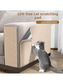 Anti-Scratch Sofa Protector Pad, Durable Yet Slightly Shedding Cat Scratching Mat, Multi-Functional Wall-Mounted Cat Scratch Pad - 40*100cm - View 1