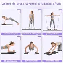 Equo de ejercicio pble para esquí entrenador de esquí simulado entrenador de cadera para mujeres equo de fitness para el entrenamiento de los músculos pélcos y las piernas en casa - negroHXJ - Ver 6