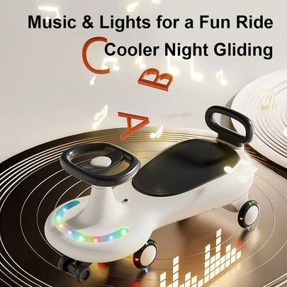 LIPETY Children's Twist And Go Swing Car, Baby Twisting Scooter, Gyro Car, First Birthday Gift Toy