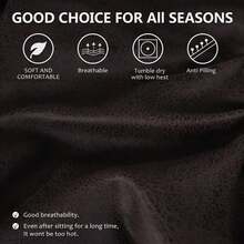 Trugenix-Recliner Sofa Covers - Leather Like Recliner Sofa Covers 3 Seater Recliner Couch Covers For 3 Cushion Couch 8 Pieces Washable Stretch Reclining Sofa Slipcovers (Brown)-GP - 02-巧克力 - 查看 4