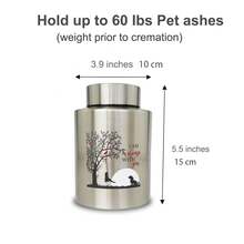 宠物骨灰盒，适用于猫狗骨灰，最大承重60磅，猫狗纪念骨灰盒 - 彩色 - 查看 2