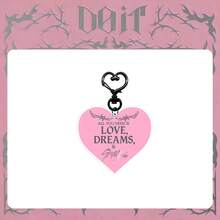 Straykid/Kpop/STAY/Skz/Doit Keychain, Pink Letter Keychain, Heart Keychain, Double-Sided Acrylic Keychain, Bag Charm, Denim Keychain, Water Bottle Charm, Party Favors, Christmas Gift, Birthday Gift - Multicolor - View 5