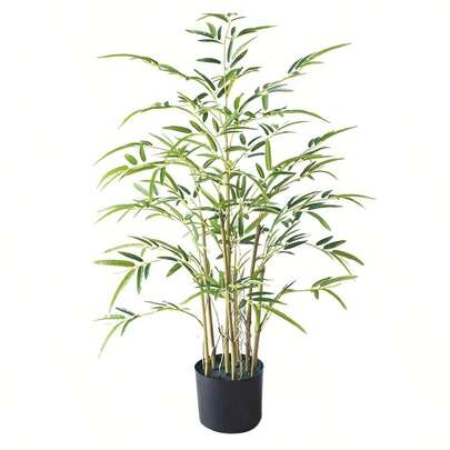[Simulated Bamboo Floor Potted] 1 Pot Of 60cm Simulated Bamboo Floor Potted For Home, Living Room, Bedroom Decoration To Create A Natural Atmosphere Indoor And Outdoor General Office/Garden Beautification Preferred