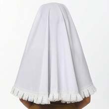 Chu 1rch Nun Wimples Hat Nun Veil Headband For Demonic Nun Costume - White1 - View 5