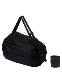 Reusable Foldable Shopping Bag With Handle, Large Capacity, Collapsible, Washable Travel Tote - Multicolor - View 15