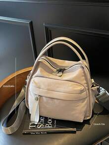 2026新款时尚百搭牛津布女士斜挎包、单肩手提包、轻便休闲托特包、大容量工作包 - 彩色 - 查看 9