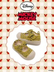 Disney 1 Pair Official Collaboration  Children's Sneakers, Suitable For Daily, Holiday, Sports And Outdoor Activities. Comfortable, Fit Foot Shape, Non-Slip, Breathable. (Boys' Sneakers, Boys' Casual Shoes, Children's Sneakers, Girls' Sneakers, Girls' Casual Shoes) - Green - View 2