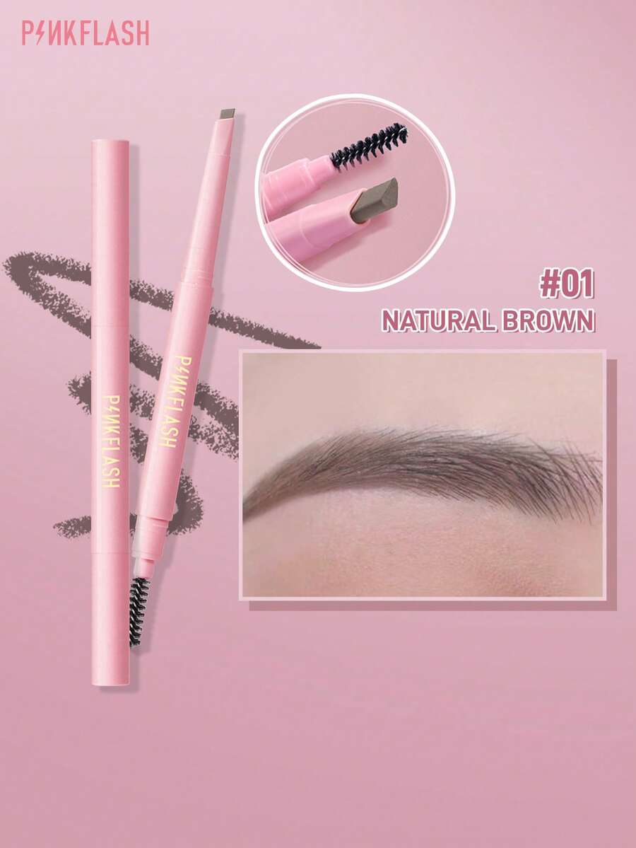Lápiz de cejas PINKFLASH - Resistente al agua, al sudor y a las manchas, de larga duración y resistente a la decoloración, lápiz de maquillaje multicolor para cejas - #01 - Ver 1