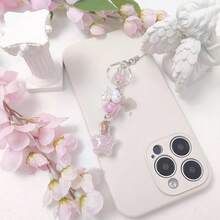 1-4PCS Cute Phone Charms Aesthetic Y2K Cell Phone Charms Strap Strawberry Butterfly Star PhoneCharm Y2K Accessories For Bag Keychain  Camera Pendants Decor - Hoa hồng - Xem 4