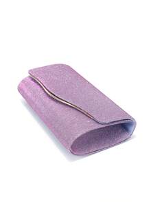 Envelope Design Party/Wedding Clutch Bag For Women, With Detachable Chain Strap, Fashion Handbag - Purple - View 8