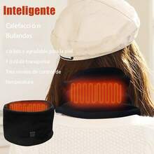 TendenciaBufanda Calienta Con Regular El Calor Calefaccion Para Frío Negro Liso Tamaño MedioCalidad premium - 1 - Ver 8