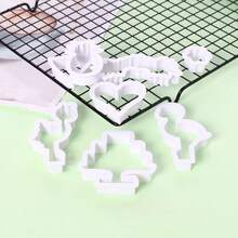 Flamingo Icing Cookie Plastic Mold Cartoon Birthday Wedding Fondant Cutter Baking Tool Set - White - View 7