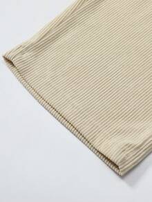 Men's Corduroy Lightweight Casual Trousers For Spring And Summer, Comfortable To Wear, With Drawstring And Pockets, Machine Washable. - Apricot - View 5