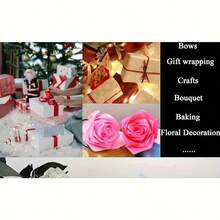 25 Yards Nastro di raso color champagne, nastro di tessuto per cucito e artigianato, per confezioni regalo, bouquet floreali, decorazioni per matrimoni e feste - Beige - Visualizzare 7