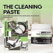 AKSGRP 多用途清洁膏 - 快速起效，适用于所有材质，无需用水，不留残渣 | 适用于白色鞋子、运动鞋、皮革制品、家具、汽车内饰和软垫
