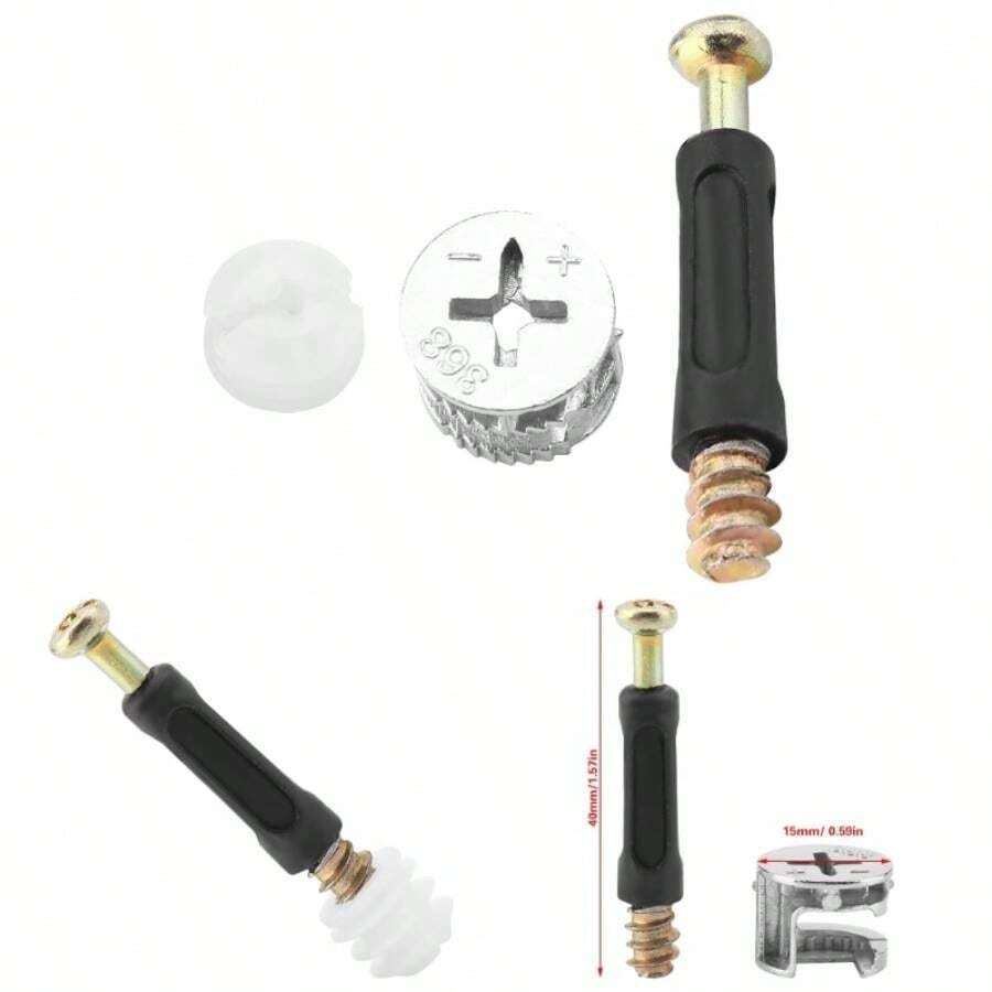 Cerradura de lev gruesa Sujetador resistente para muebles Conector de pasador Cerradura de leva Tornillo de conexin Pernos de cabeza Tornillo de conexin - inicial - Ver 1