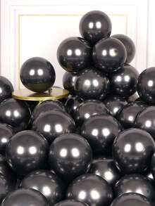 40pcs Metallic Balloons, 10-Inch Chrome Golden Silvery Rose Golden Blue Green Purple Latex Balloons For Girls And Women'S Birthday, Youngsters Shower, Wedding, Graduation, Christmas Theme Party - Multicolor - View 10