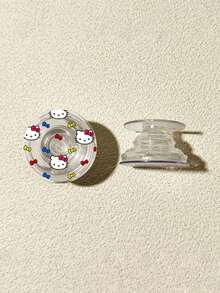 Sanrio Hello Kitty旋转可伸缩手机支架，粘性手机壳支架，3档可调节 - 彩色 - 查看 9