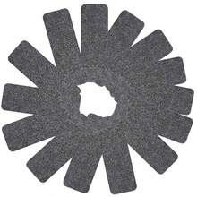 14pcs Self-Adhesive Stair Treads Carpet Pad Mat Rug Non Slip Non-Skid Safety Runner Rugs Machine Washable, 20x55cm - Light Grey - View 8