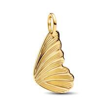 1pc Fashionable Shiny Gold Plated Pendant, Suitable For Bracelets And Necklaces, DIY Holiday Gift - Multicolor - View 5