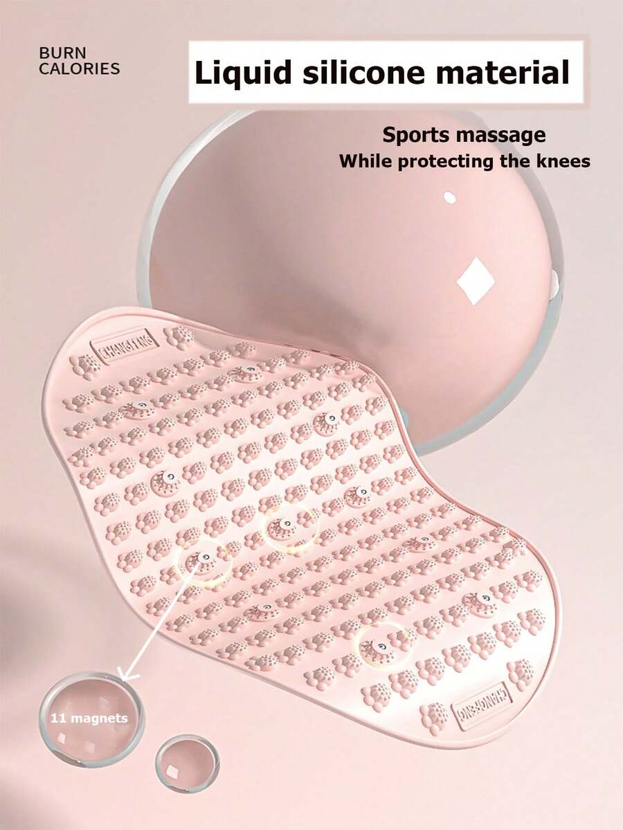 75*45厘米超长柔软硅胶足部按摩垫，超慢速跑步足部按摩垫，室内跑步机垫，可折叠，紫色、灰色、粉色可选，适用于跑步、健康按摩、健身、减肥、长时间坐姿