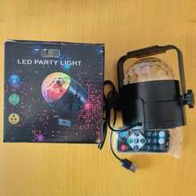 LED Stage Light, USB Powered RGB Disco Ball Light, LED Strobe Lights, Rotating DJ Ball Strobe Light With Remote Control, Magic Dance Car Party Atmosphere Lamp For Home KTV Bar - Nhiều màu - Xem 9
