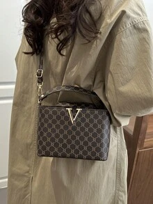 Elegant Minimalist Style Women's Handbag - 2026 Spring New Collection - Versatile Tote - Coffee - View 6