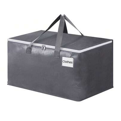 6-Pack 93L Extra Large Moving Bags: Heavy Duty Storage Totes With Zippers & Carrying Handles