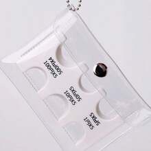 Còn hàng! Ví đựng tiền xu mini bằng PVC chống thấm nước - Ví đựng tiền xu bền chắc, dụng cụ sắp xếp tiền xu tiện dụng. Quà tặng Ngày Valentine/Ngày của Mẹ/Lễ hội âm nhạc dành cho phái nữ, lý tưởng cho sử dụng hàng ngày, du lịch, cất giữ tiền xu. Ưu đãi có thời hạn, giá trị siêu tiết kiệm! Vật dụng thiết yếu đa năng! - Nhiều màu - Xem 8