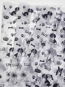 Giấy gói quà họa tiết vẽ tay hình chó dễ thương, 10/20/40 tờ, kích thước 20x14 inch - Hoàn hảo cho các dịp lễ hội mùa xuân/hè, đám cưới, Ngày Valentine, sinh nhật, bó hoa, quà tặng tiệc tùng, túi quà và bao bì quà tặng | Thiết kế vui nhộn | Chất liệu mịn, món quà dành cho người yêu chó - Nhiều màu - Xem 3